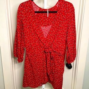 Free People Floral Tunic Top (M)